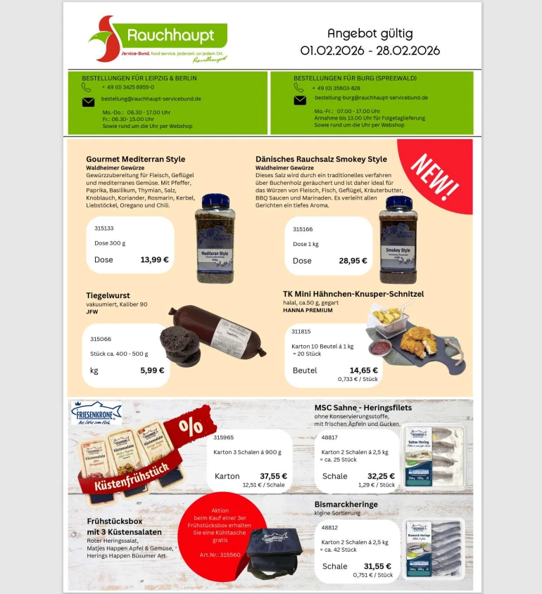 Fronerie Schöller Highlights